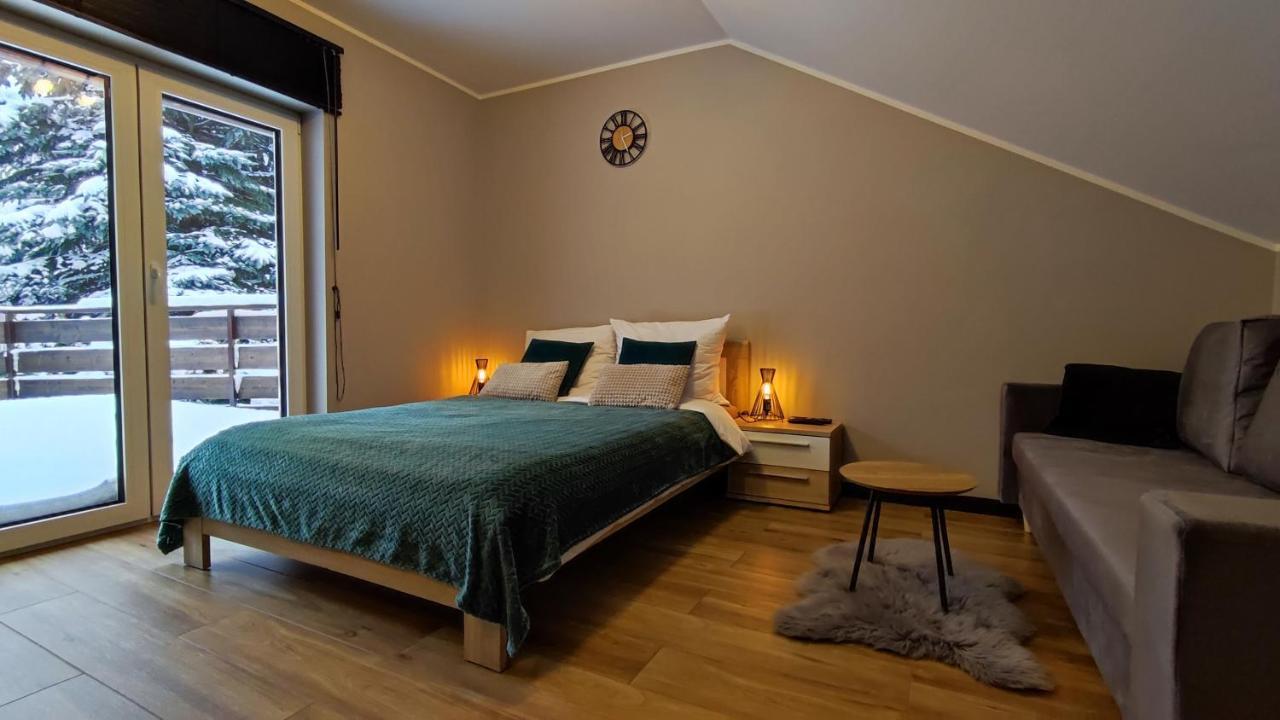 Apartament Olimpijska 54 Z Prywatnym Jacuzzi Na Tarasie Szczyrk Dış mekan fotoğraf
