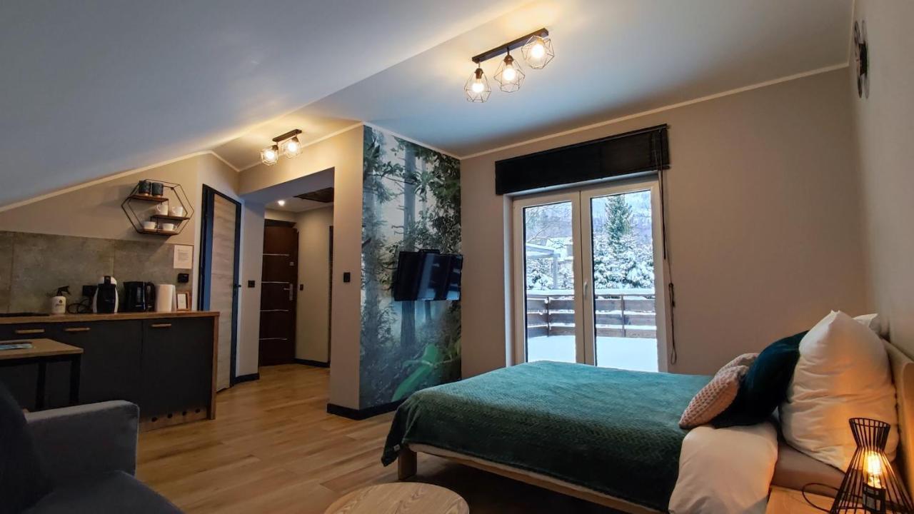 Apartament Olimpijska 54 Z Prywatnym Jacuzzi Na Tarasie Szczyrk Dış mekan fotoğraf